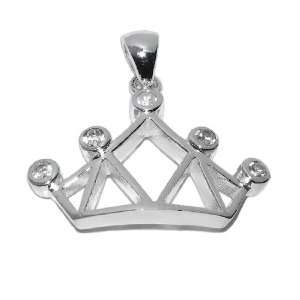   Sterling Silver 925 & Crown Necklace Pendant   Jewellery Jewelry
