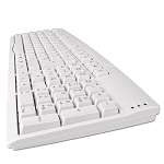 107 Key USB Spanish Computer Teclado Keyboard White New  
