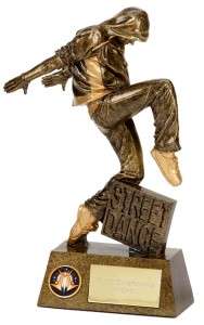 STREET MODERN DANCE TROPHY INC YOUR ENGRAVING NEW  
