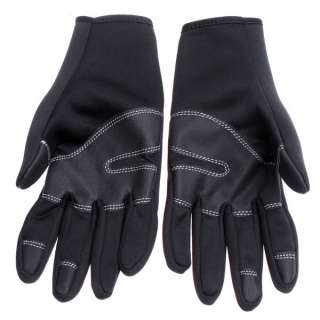   Simulated Leather Waterproof Windproof Warm Outdoor Gloves M  
