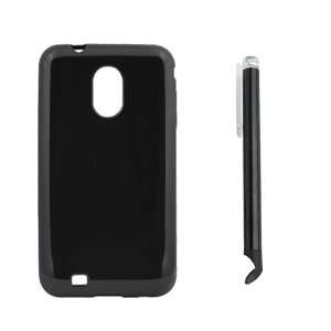  Gel Case + Black Stylus with Flat Tip for T Mobile Samsung Hercules 