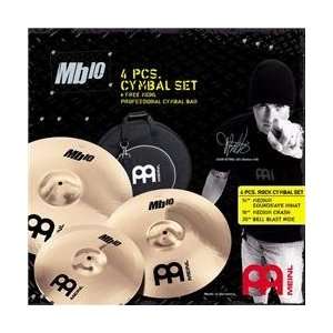  Meinl Mb10 Heavy Cymbal Set   14 Inch Hi Hats, 18 Inch 