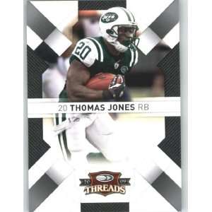  Thomas Jones   New York Jets   2009 Donruss Threads NFL 