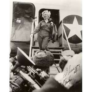 Marilyn Monroe Poster With The Soldiers USO U.S. Military Army Posters 