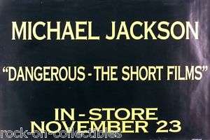 MICHAEL JACKSON 1991 DANGEROUS PROMO POSTER  