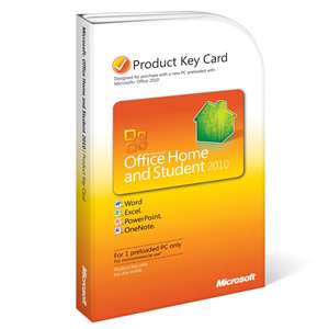 MICROSOFT OFFICE HOME and STUDENT 2011 PRODUCT KEY CARD COA CODE 