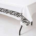 zebra print table cover birthday party supplies decorat $ 5 99 time 