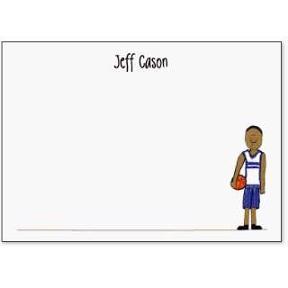  African American Basketball Boy Flat Card: Everything Else