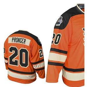 Philadelphia Flyers Ice Hockey Ball Jersey #20 Pronger Orange Jerseys 