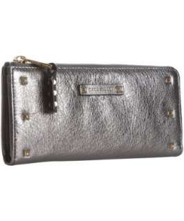 Marc Jacobs silver leather Paradise Lex studded continental wallet 