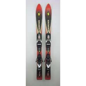 Used Rossignol Cut 8.5 RS Kids Snow Skis with Rossignol Comp J Binding 