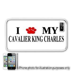  Cavalier King Charles Paw Love Dog Apple iPhone 4 4S Case 