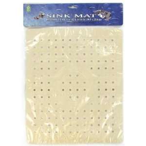   12 Inch Sink Mat Square Rubber Cushion Case Pack 36: Kitchen & Dining