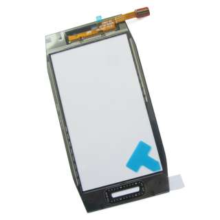 Black Touch Digitizer Screen Glass Lens For Nokia X7  