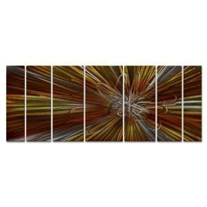  Electron Ray Large Abstract Metal Wall Art by Artist Ash 
