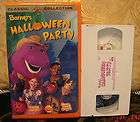 barney s halloween party exc actimates vhs video $ 3