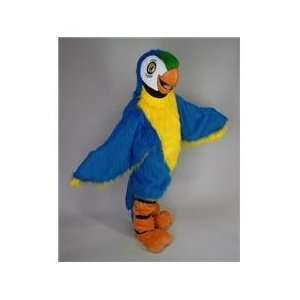  Mask U.S. Blue Macaw Mascot Costume: Toys & Games