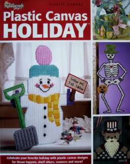PLASTIC CANVAS HOLIDAY, Pattern Book, 64 Pages, Christmas, Easter 
