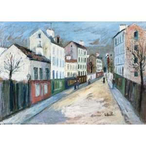  Hand Made Oil Reproduction   Maurice Utrillo   32 x 22 