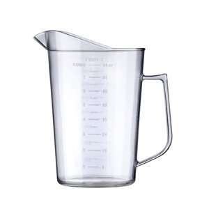 2 Quart Clear Plastic Measuring Cup: Home & Kitchen