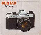 Pentax K1000 Instruction Manual Original
