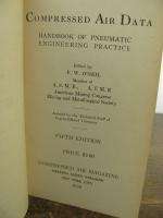 Vintage Compressed Air Data Pneumatic Engineering 1939  