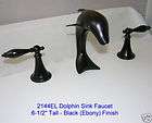 DOLPHIN SINK FAUCET WROUGHT IRON FINISH FAUCETS $99