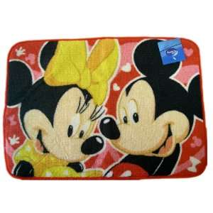   Red Minnie and Mickey Rug   Mickey Mat  Toys & Games