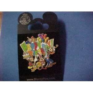  Disney Pin/DLR Happy Birthday FAB5 Free D balloons Pin 