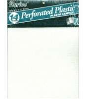    Plastic Canvas Perforated White Sheet 14 Count Needle point crafts 
