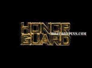 Military Honors Honor Guard (script) Lapel ^ Hat Pin  