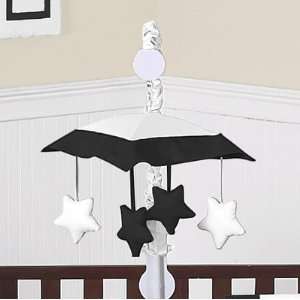   and Black Modern Hotel Musical Baby Crib Mobile by JoJO Designs Baby