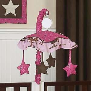   Horse Cowgirl Musical Baby Girl Crib Mobile by JoJo Designs Baby
