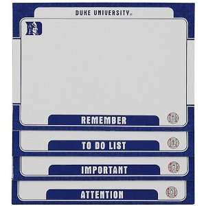  NCAA Duke Blue Devils 4 Pack Magnetic Dry Erase Boards 