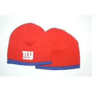  NFL New York Giants Classic Knit Blue Tipped Beanie by Reebok 
