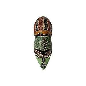  NOVICA Nigerian wood mask, Gods Gift