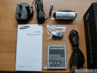 SAMSUNG GALAXY S II i9100 16GB NOBLE BLACK UNLOCKED SIM FREE BRAND NEW 