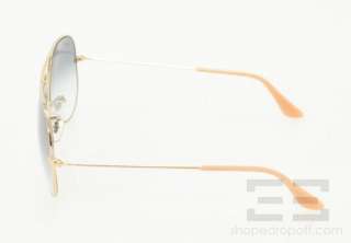 Ray Ban Gold & Blue Tint Aviator Sunglasses RB3025  