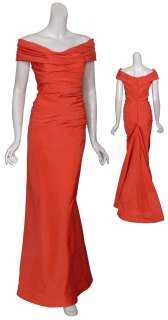 ROLAND NIVELAIS Sensational Silk Long Gown Dress 12 NEW  