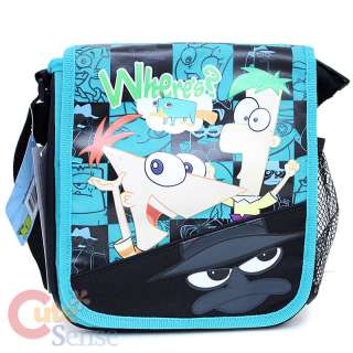 Phineas &Ferb School Roller Backpack Lunch Bag Set Hero  
