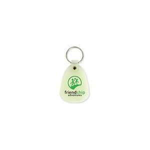   Qty 350 Key Chains, Glow in the Dark Plastic Tuff Tag