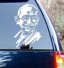 Mohandas Gandhi day peace love vinyl decal sticker