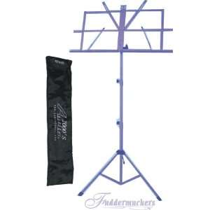  Portable Purple Folding Sheet Music Stand with Carrying 