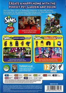 SIMS 2 FUN WITH PETS COLLECTION * PC SIMS * BRAND NEW 5030930081461 