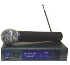   Wireless VHF Handheld Microphone Systems With Up To 300 Foot Range