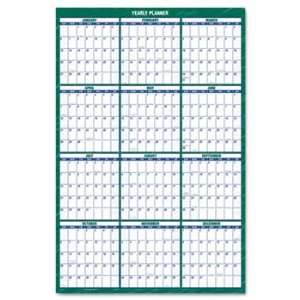  Recycled Vertical Erasable Wall Planner, 32 x 48, 2012 