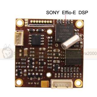 Mini SONY Effio E DSP 650TVL SONY CCD Color Board Camera 2.8mm Lens