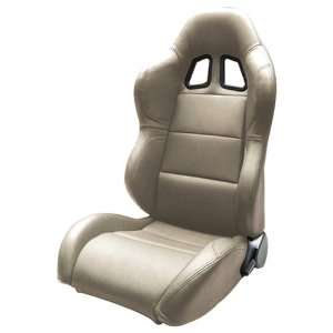  3A Racing 25 2927 Racing Seat Simulated Leather Beige 
