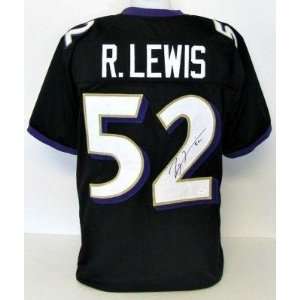 Ray Lewis Autographed Uniform   Black JSA   Autographed NFL Jerseys 