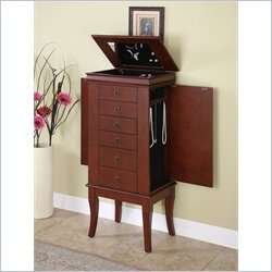   jewelry armoire 364889 free standing jewelry armoire in marquis cherry